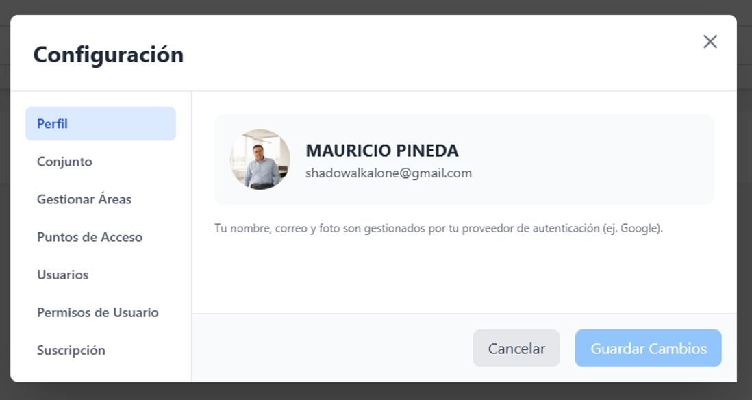 Configuración